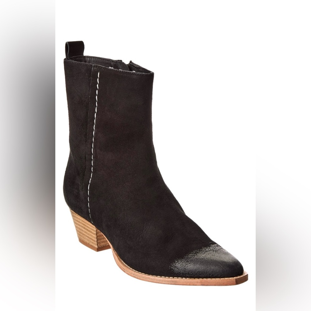 Free People Bowers Embroidered Suede Boot